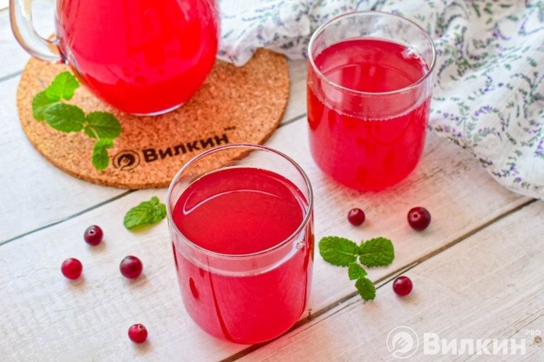 Клюквенный морс — первое средство